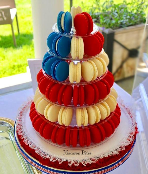 French Macarons - Macaron Bites American Flag (24 Count) - Image 9