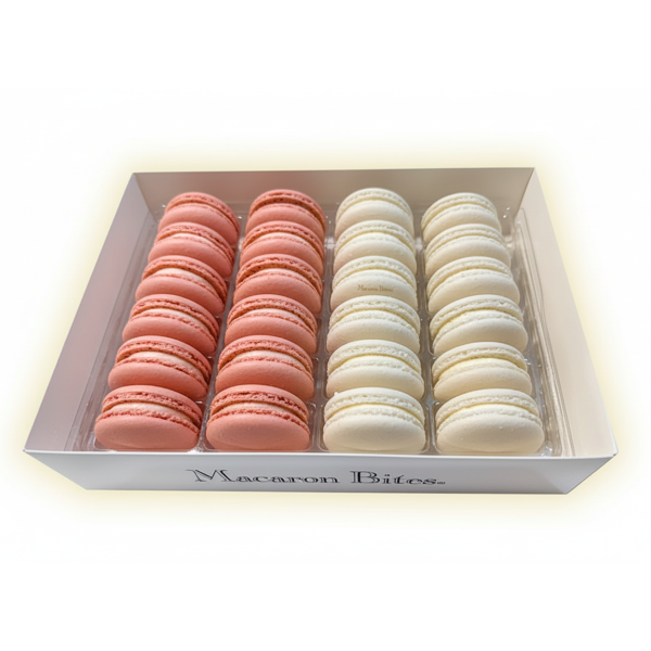 Macarons Strawberry and Vanilla, 24 count - Image 3