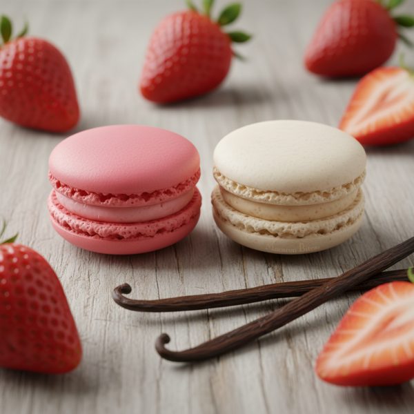 Macarons Strawberry and Vanilla, 24 count - Image 6