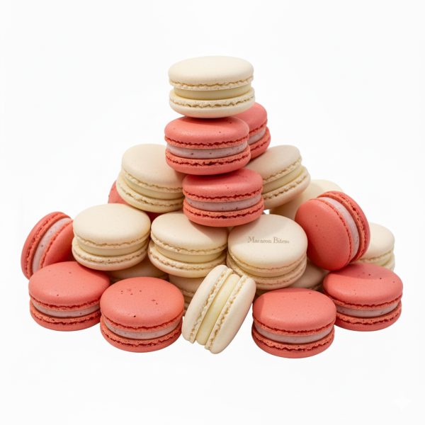 Macarons Strawberry and Vanilla, 24 count - Image 9